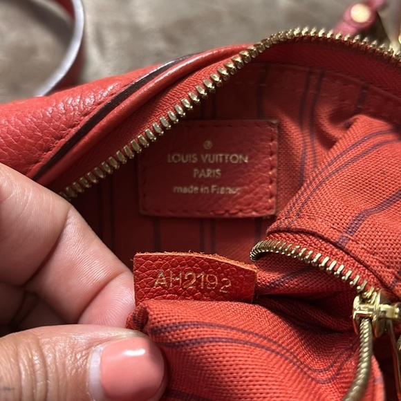 LV red empriente bandoliere 25 and wallet - Picture 4 of 13